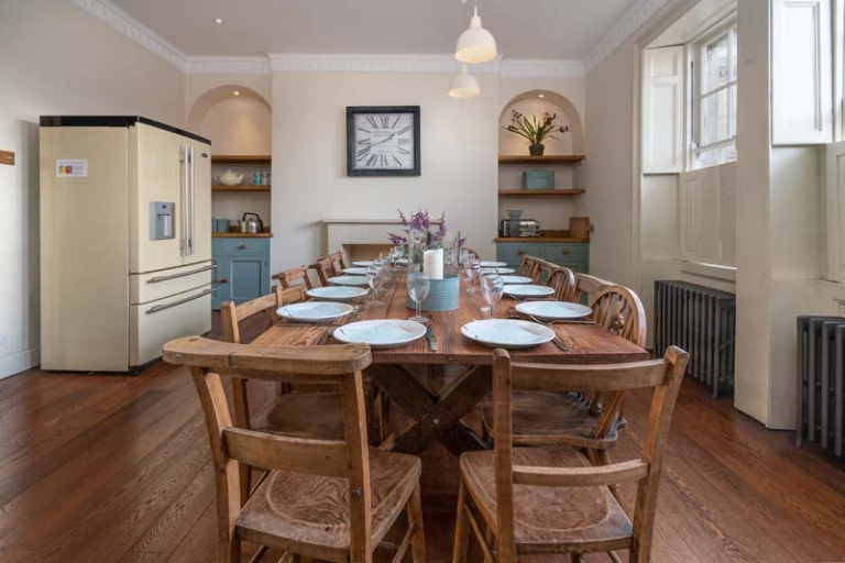 Kitchen table seating 14