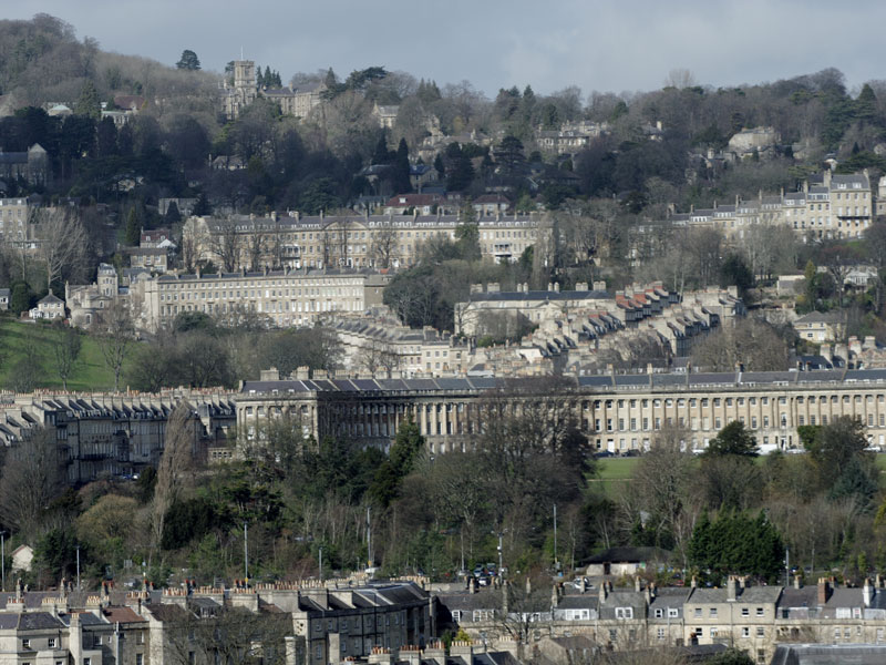 City views from Bath View Four, Oldfield Park